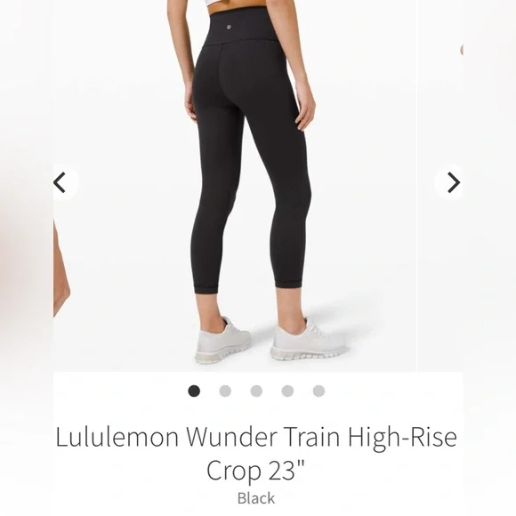 Lululemon Wunder Train High-Rise Crop 23" BNWT - Picture 3 of 9